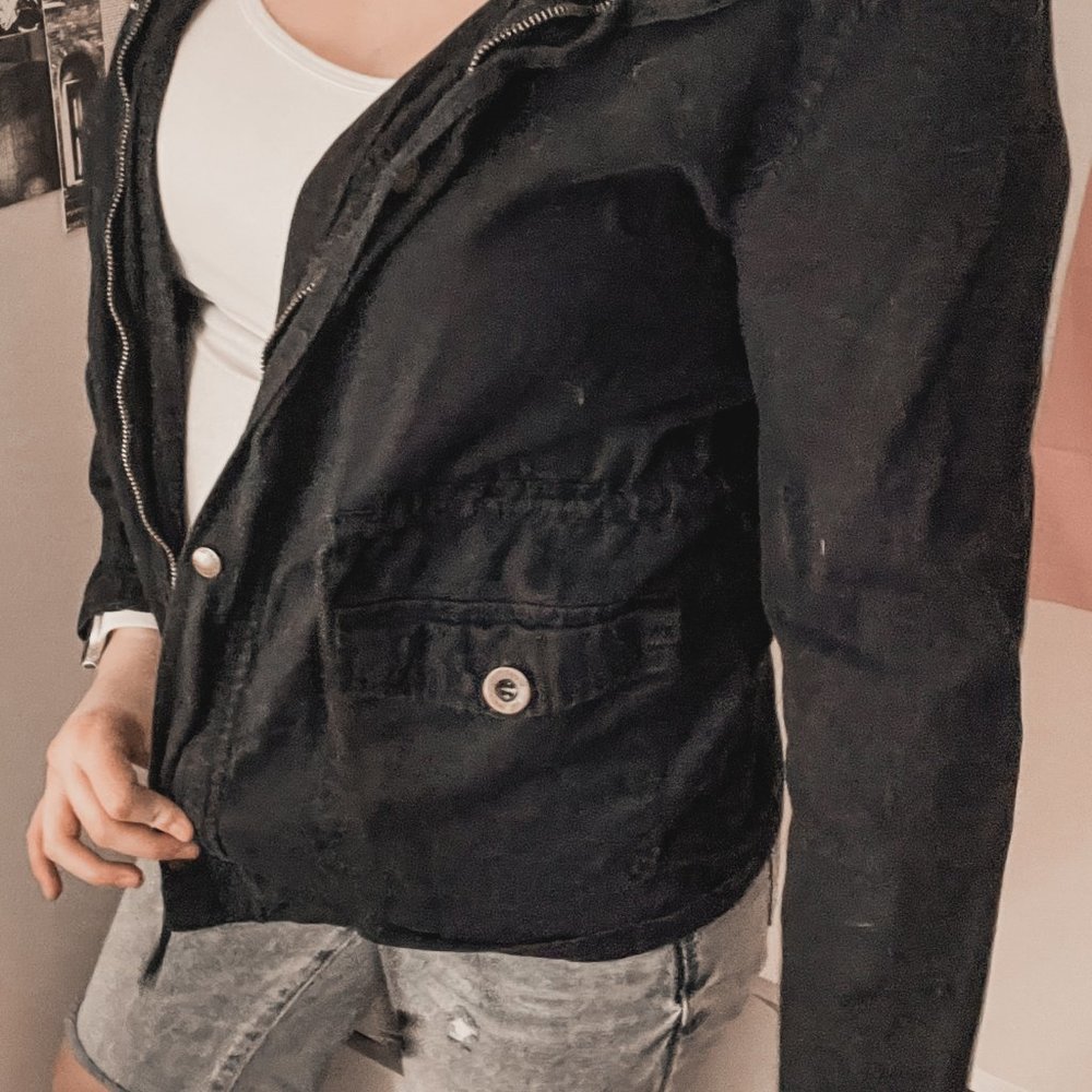 Navy Blue Shacket - Picture 4 of 5